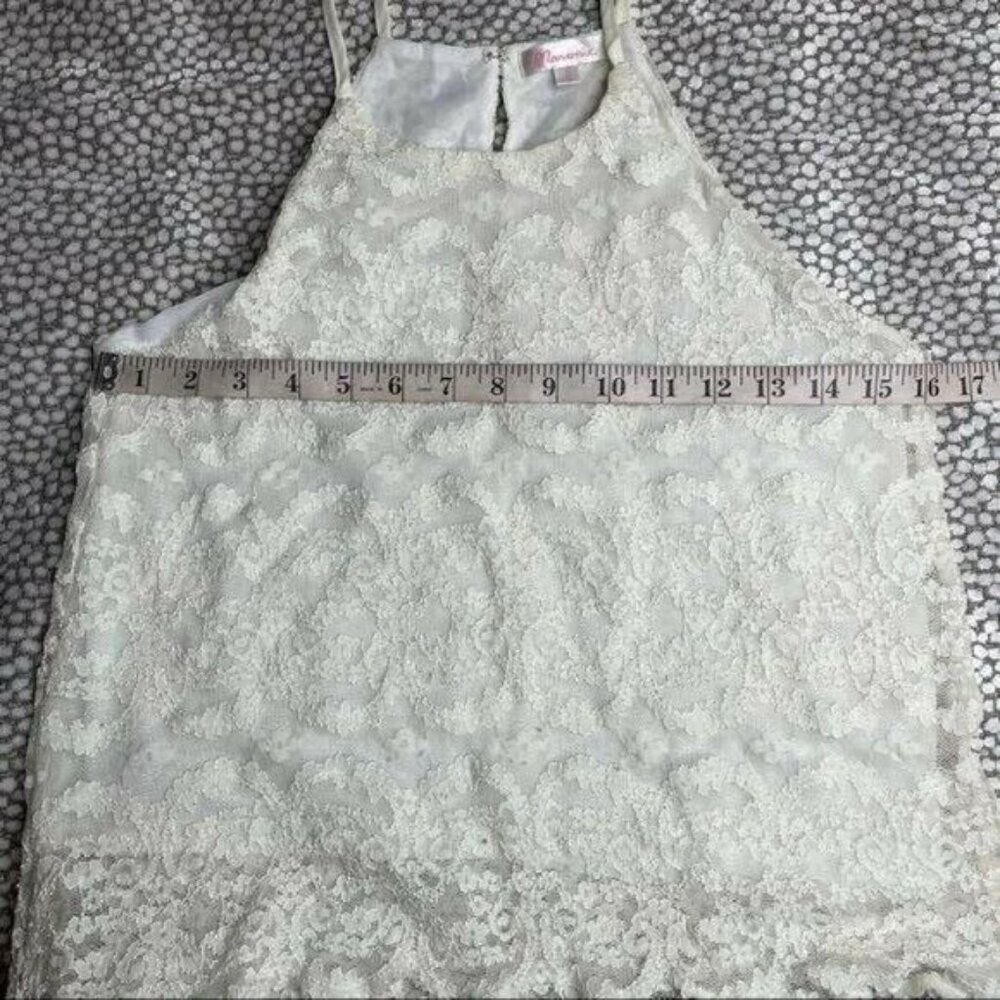 Ivory All Over Lace Romantic Top Small - Picture 7 of 9